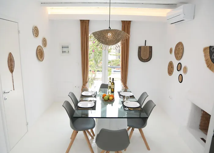 빌라 Aderfia With Private Hot Tub 오르노스